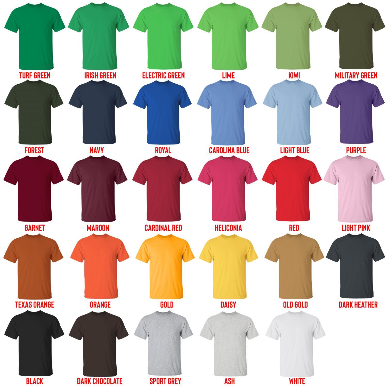 t shirt color chart - Sasaki And Miyano Merch