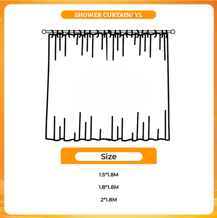 3D shower curtain - Sasaki And Miyano Merch
